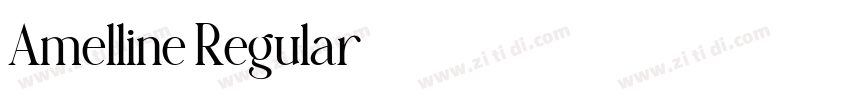 Amelline Regular字体转换